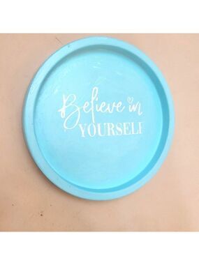 Handcrafted Handpainted Ceramic Resin Trinket Dish
